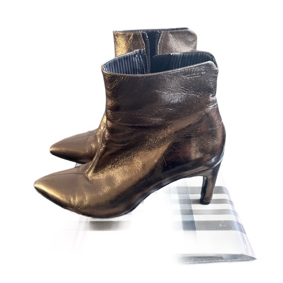 vagabond shoemakers metallic bronze ankle boots – size 38 (us 7) - Picture 4 of 12